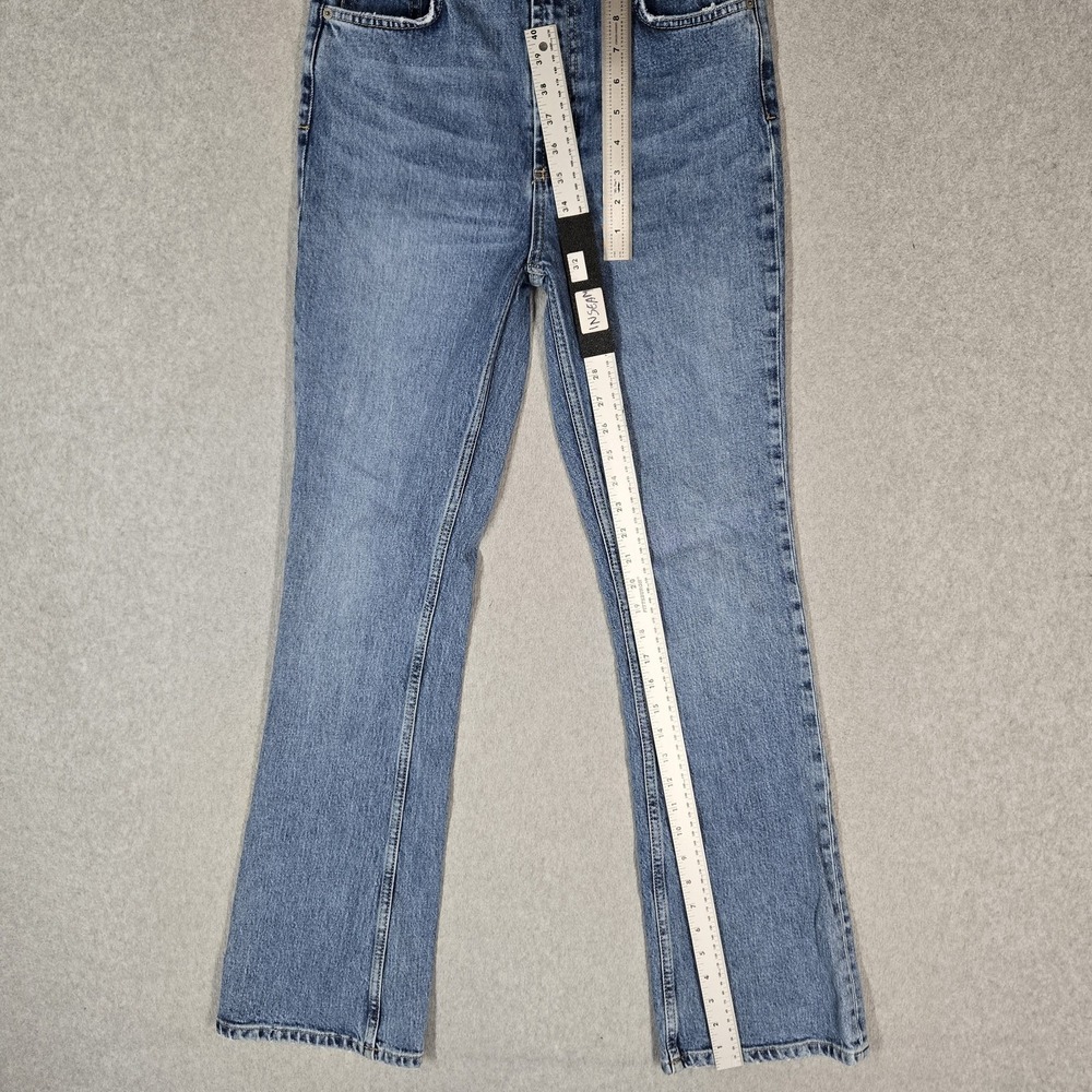 Rails Women Jeans 27 Blue Denim Flared THE SUNSET High Rise Slim Flare
